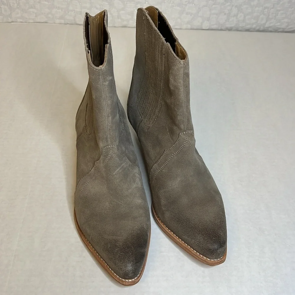 FREE PEOPLE NEW FRONTIER WESTERN BOOTS DISTRESSED - Picture 4 of 16